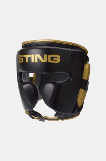 Sting sports Viper Gel fullface Headguard-black
